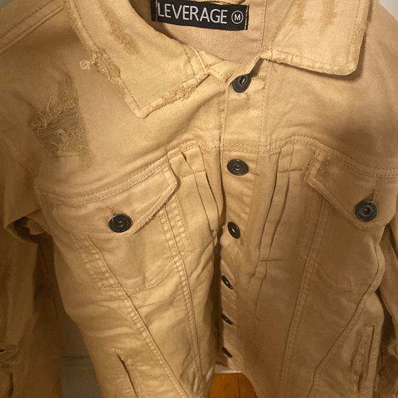 Leverage distressed denim jacket - Picture 2 of 4